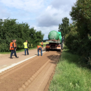 Stabilization of the Kolga-Jaani gravel test road section
